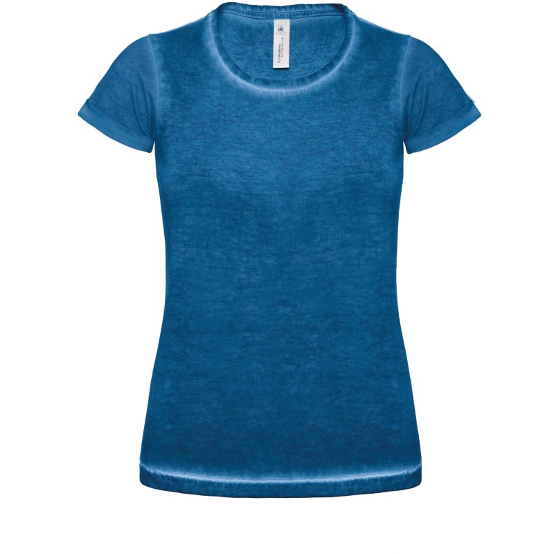 T-shirt femme DNM Plug in Blue Clash FACE