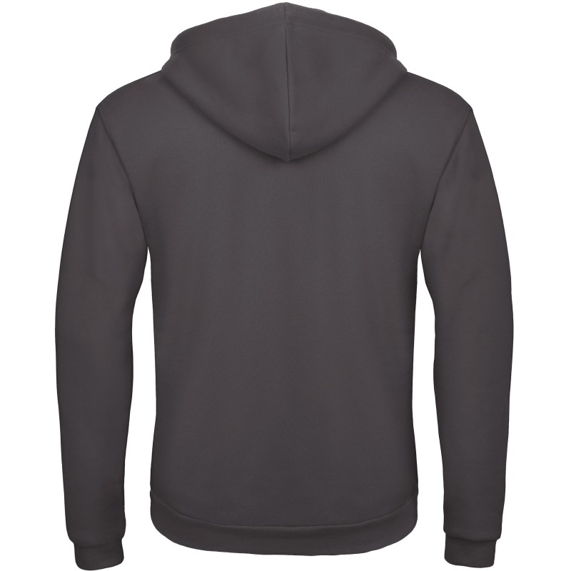 Sweatshirt capuche zippé ID.205 Anthracite BACK