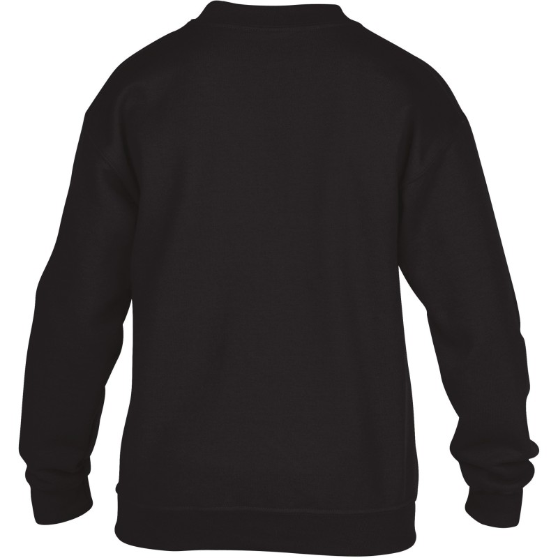 Sweat-shirt enfant col rond Heavy Blend™ Black BACK