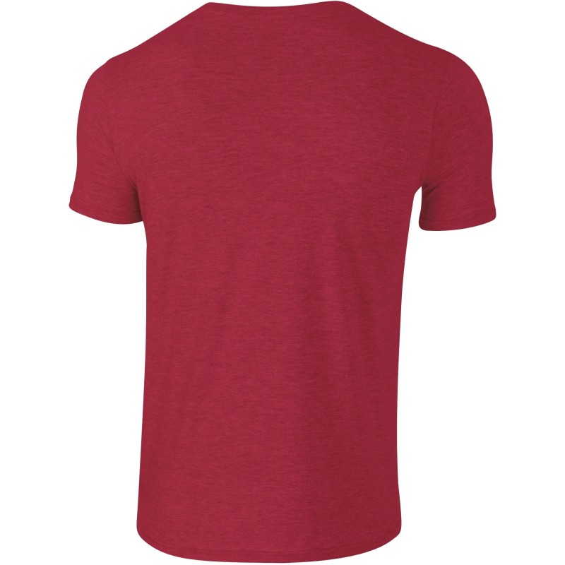 T-shirt homme col rond Softstyle Antique Cherry Red BACK