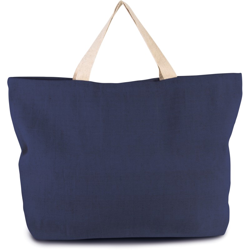 Grand sac de shopping fourre-tout esprit rustique Patriot Blue FACE