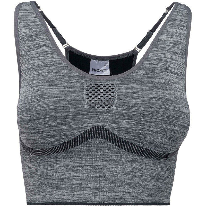 Brassière réglable sans couture femme Storm Grey Melange FACE