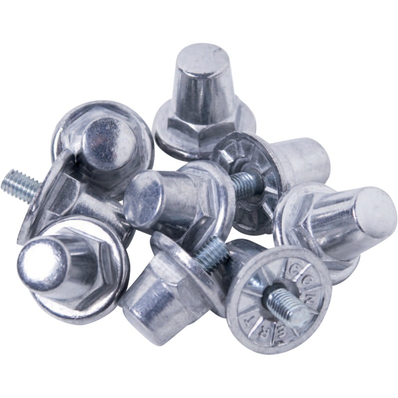 Pack de 100 crampons alu hexagonaux Silver FACE