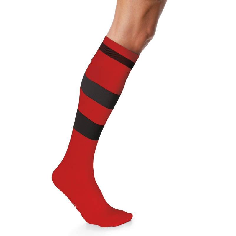 Chaussettes de sport cerclées unisexe