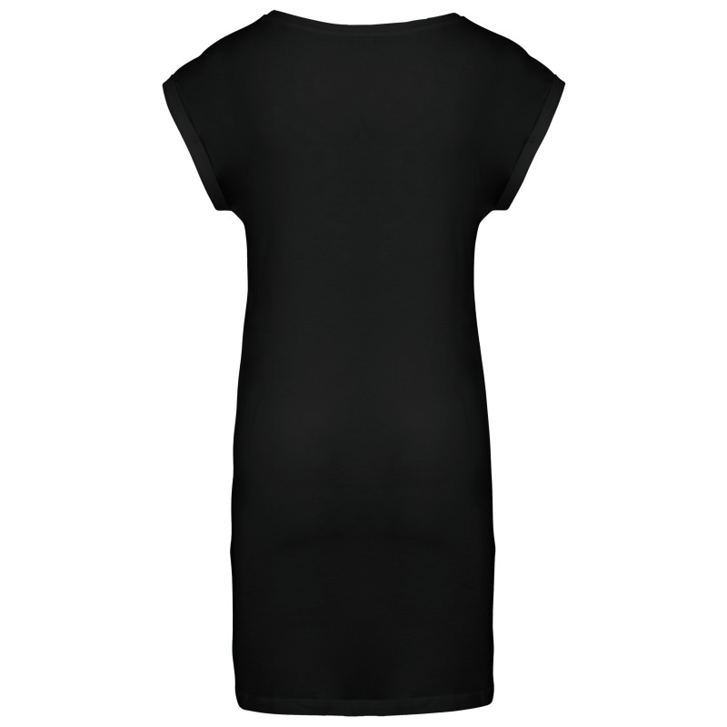 T-shirt long femme Black BACK