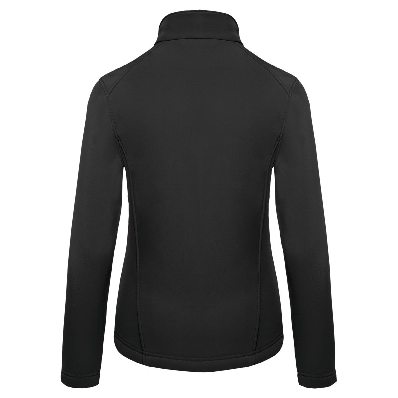 Veste Softshell 2 couches femme Black BACK