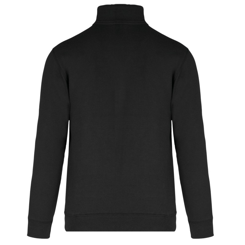 Veste molleton zippée homme Black BACK