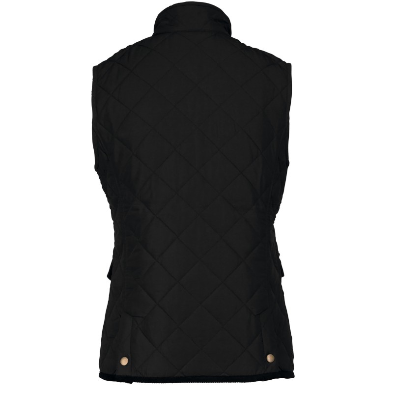 Bodywarmer matelassé femme Black BACK