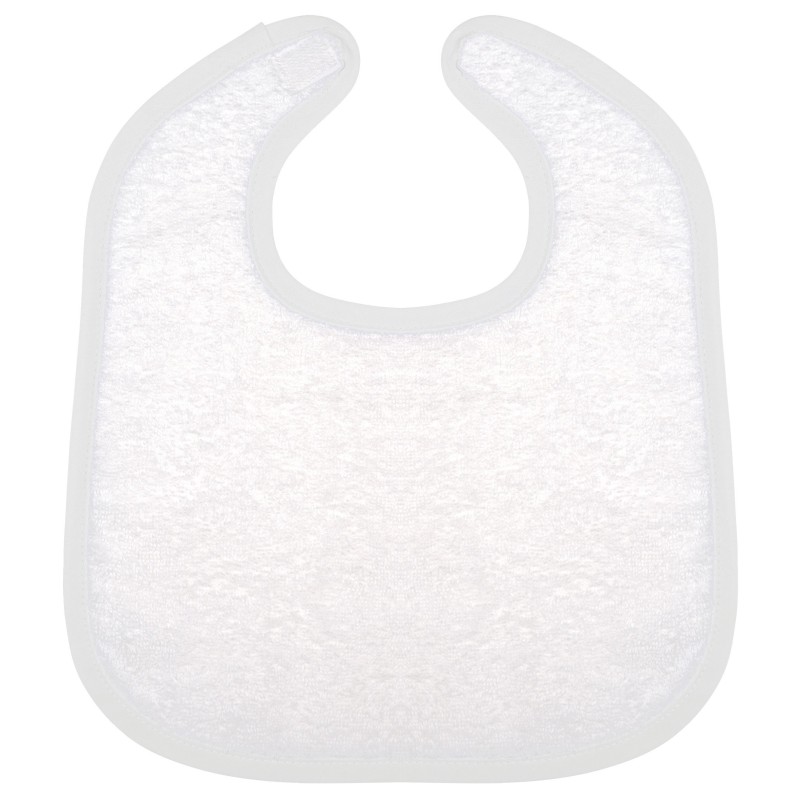 Bavoir éponge bébé White FACE