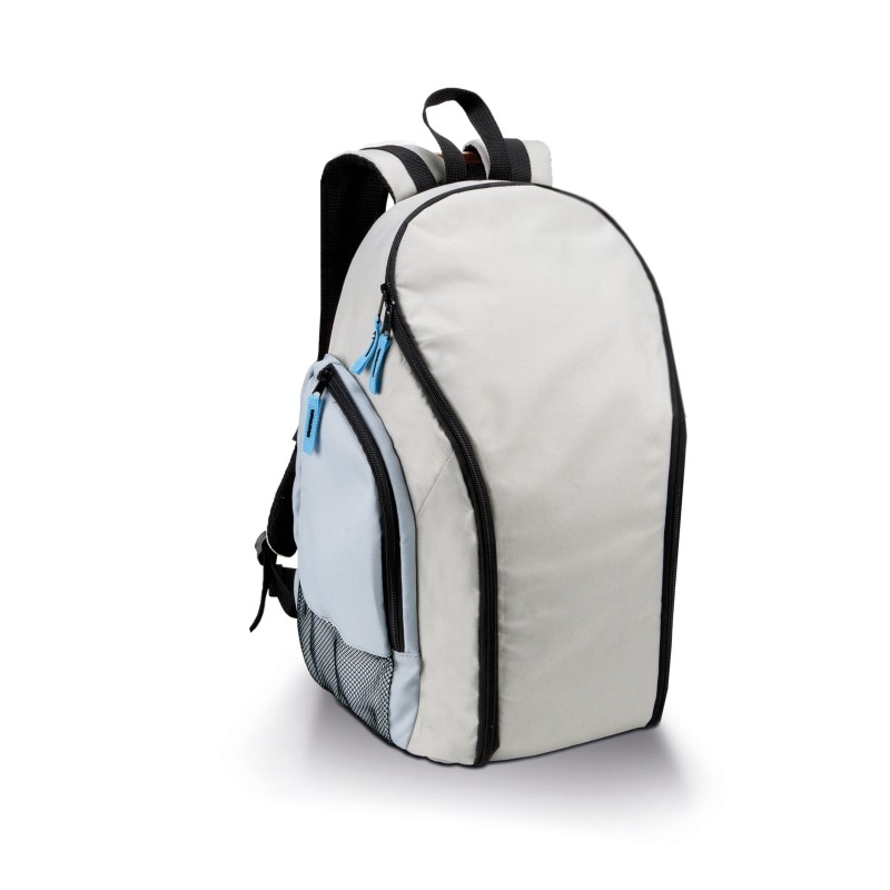 Sac à dos isotherme Light Grey / Sky Blue FACE