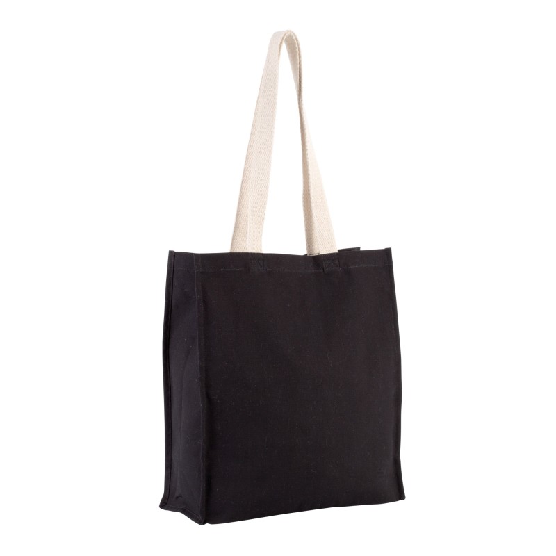 Sac cabas avec soufflet Black FACE