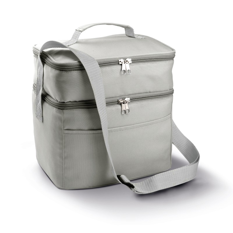 Sac isotherme double compartiment Light Grey FACE
