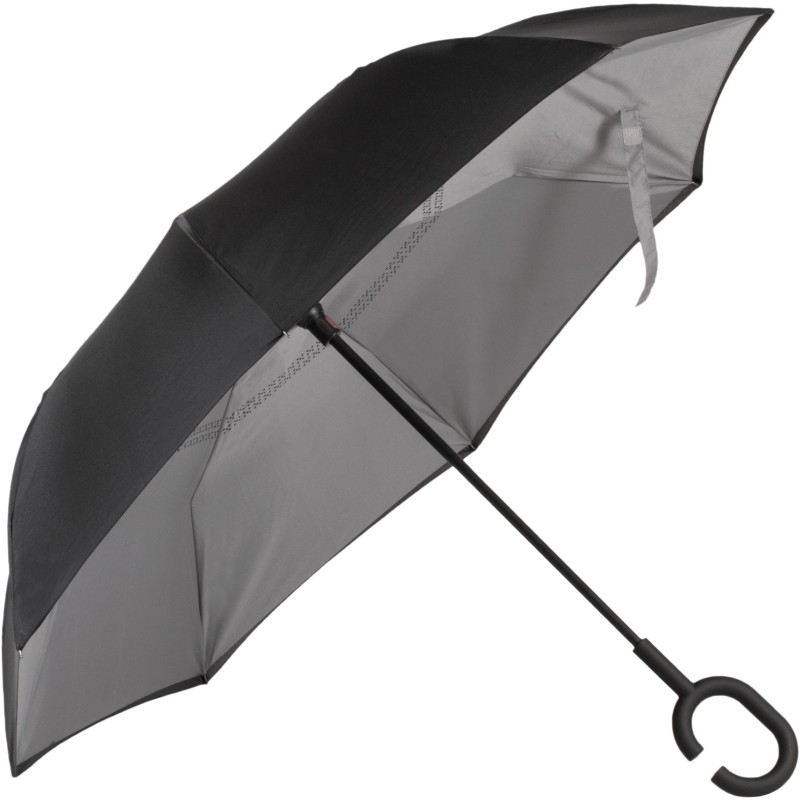 Parapluie inversé mains libres Black / Slate Grey FACE