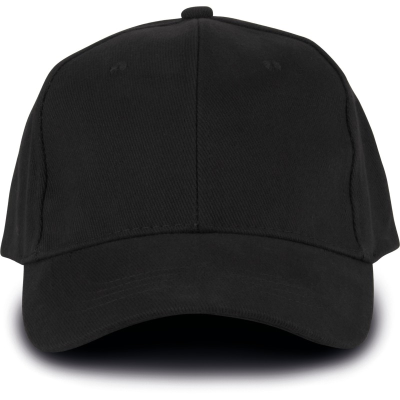 Casquette Oeko-Tex 6 panneaux Black FACE