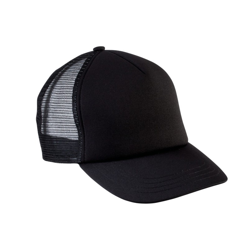 Casquette trucker enfant - 5 panneaux Black FACE