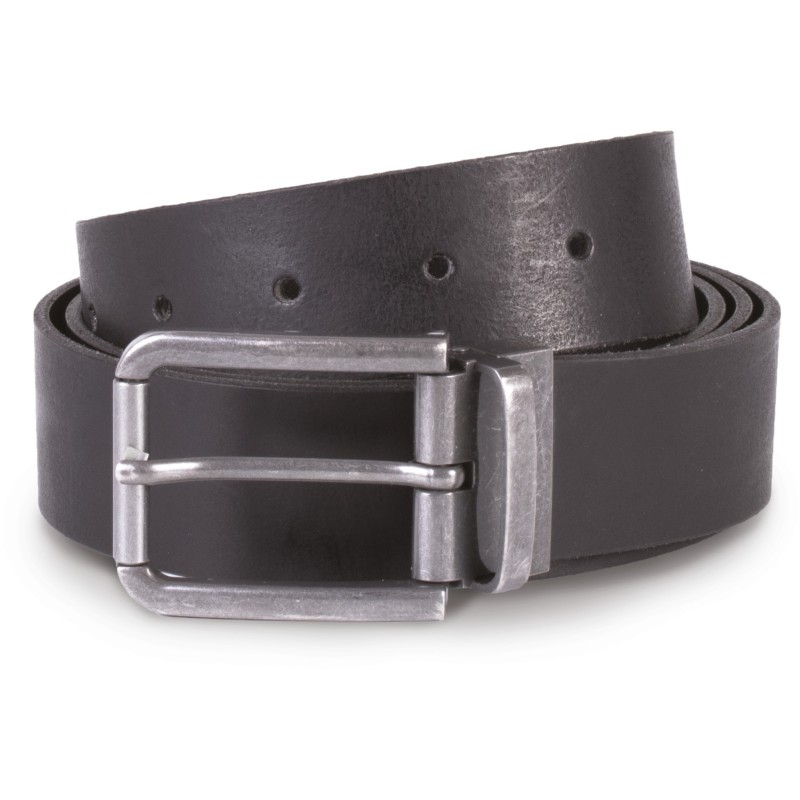 Ceinture en cuir à bord franc - 35 mm Black FACE