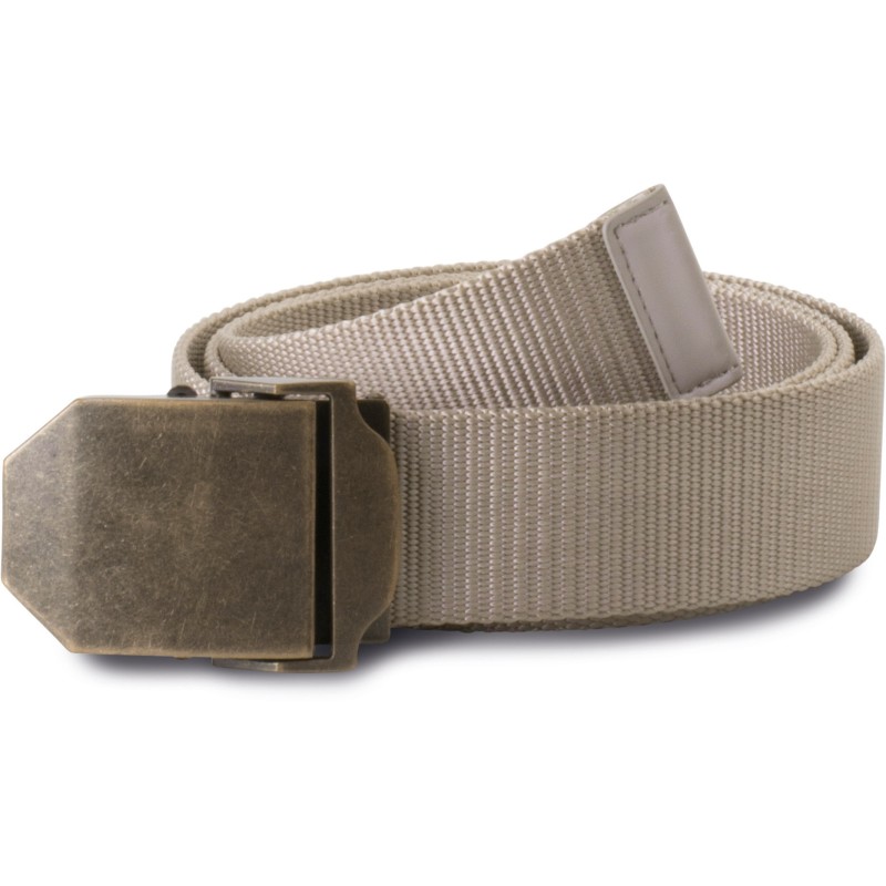 Ceinture en nylon Beige / Old Brass FACE