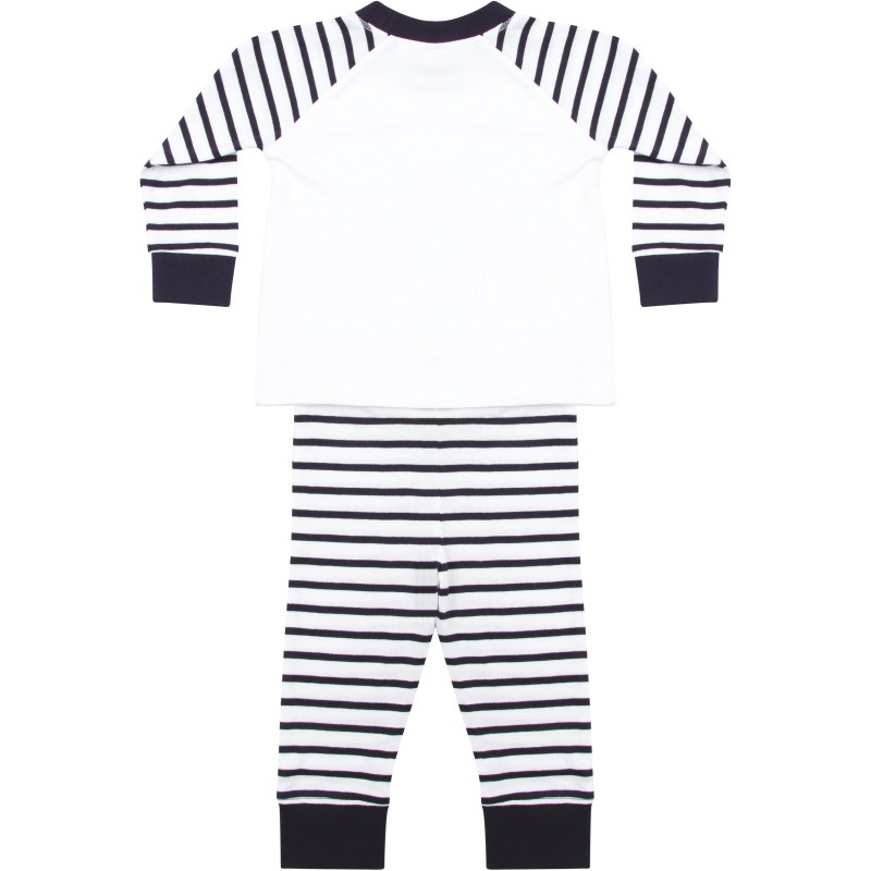 Pyjama à rayures Navy / White BACK